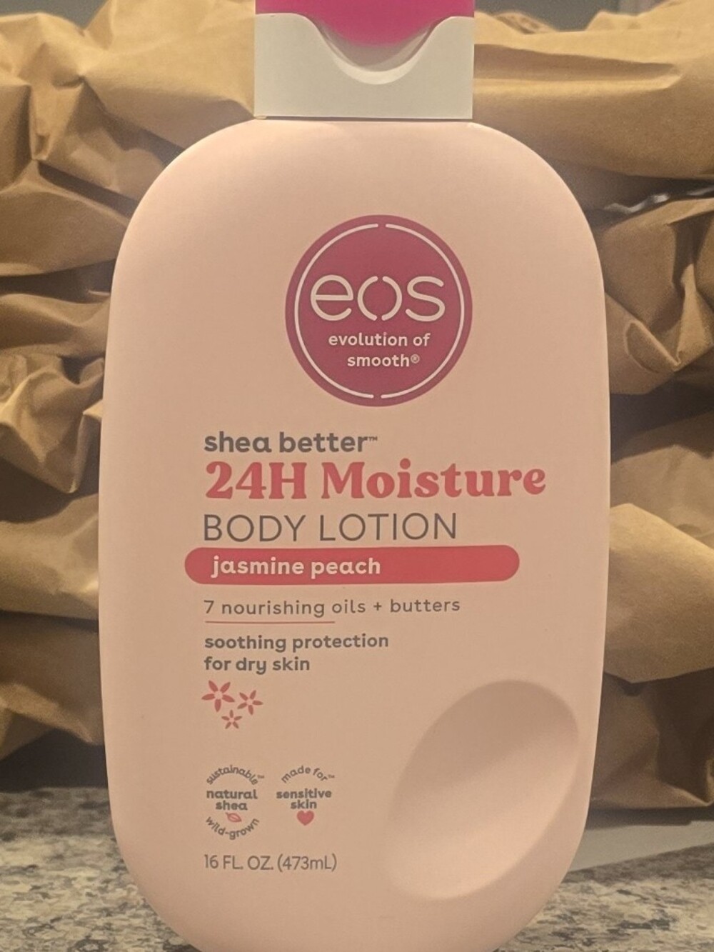 eos Shea Better 24H Moisture Body Lotion - Pink